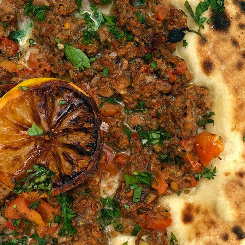 Turkish Lamb Pizza