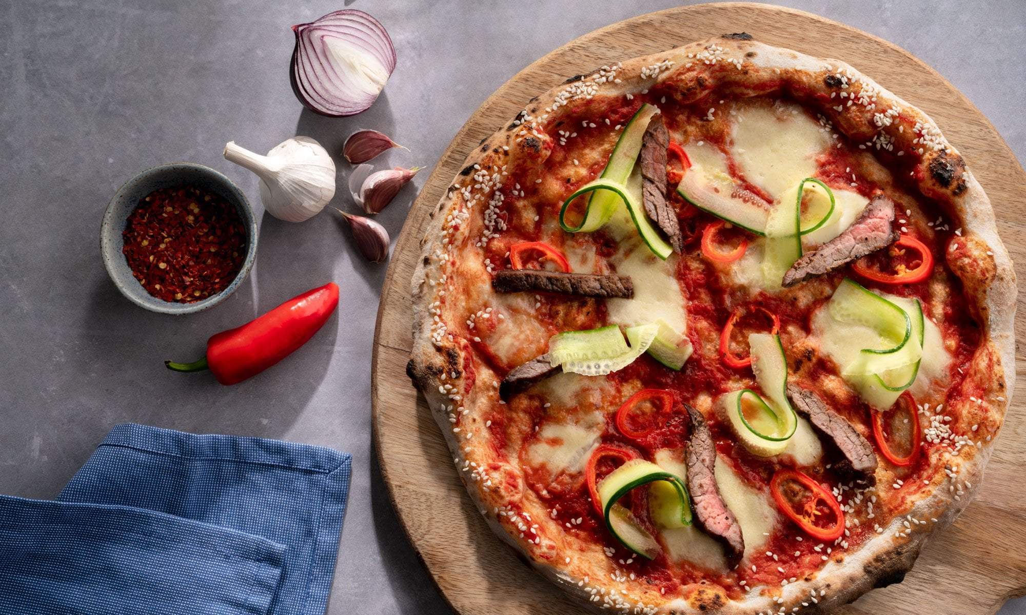 Beef Stir Fry Pizza — Ooni Canada