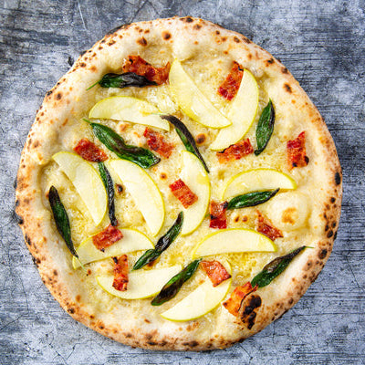 Apple, Bacon, Sage & Cheddar Pizza