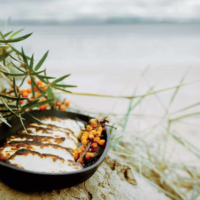 Grilled Halloumi with Sea Buckthorn