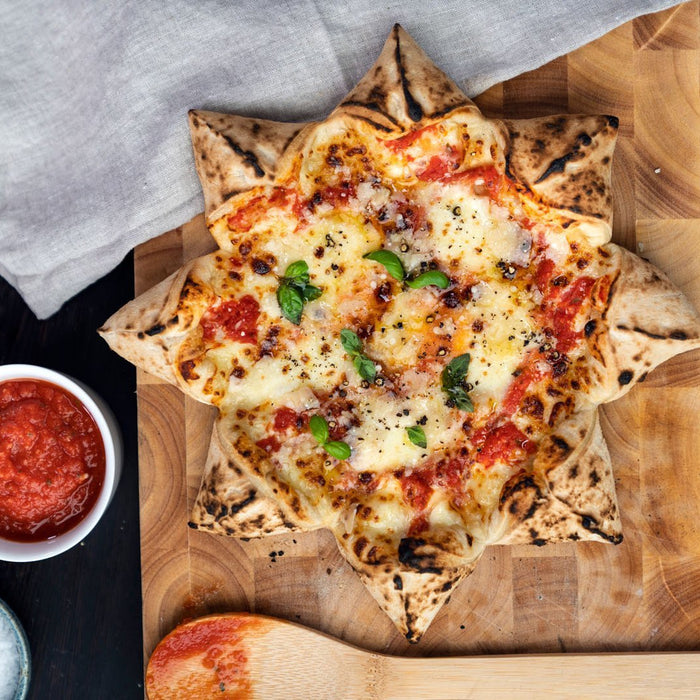 Stuffed-Crust Margherita Pizza Star