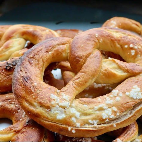 Sourdough Soft Pretzels with Obatzda Cheese Dip Recipe