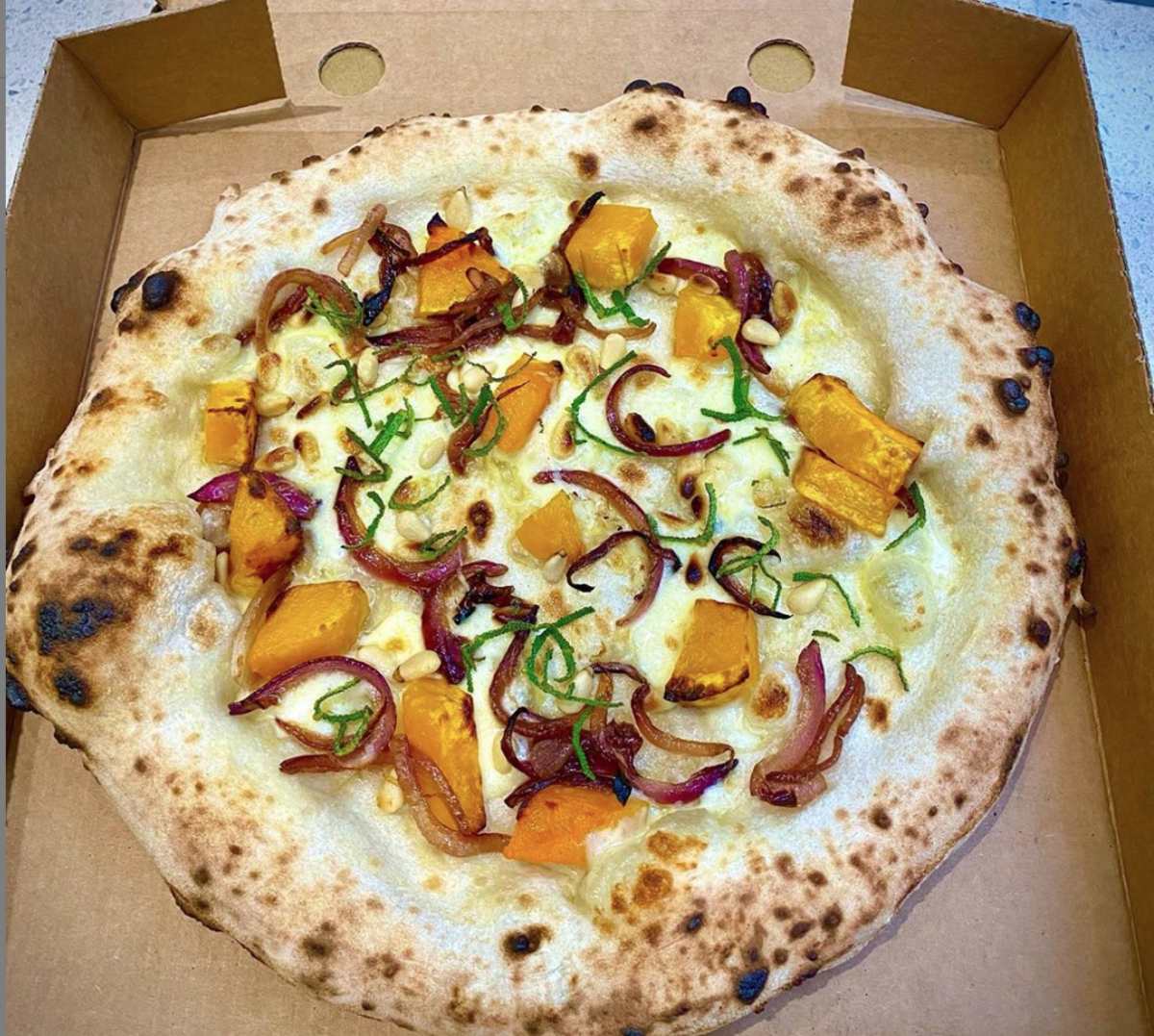 Pumpkin and Balsamic Onion Pizza with Sage and Pine Nuts — Ooni Canada