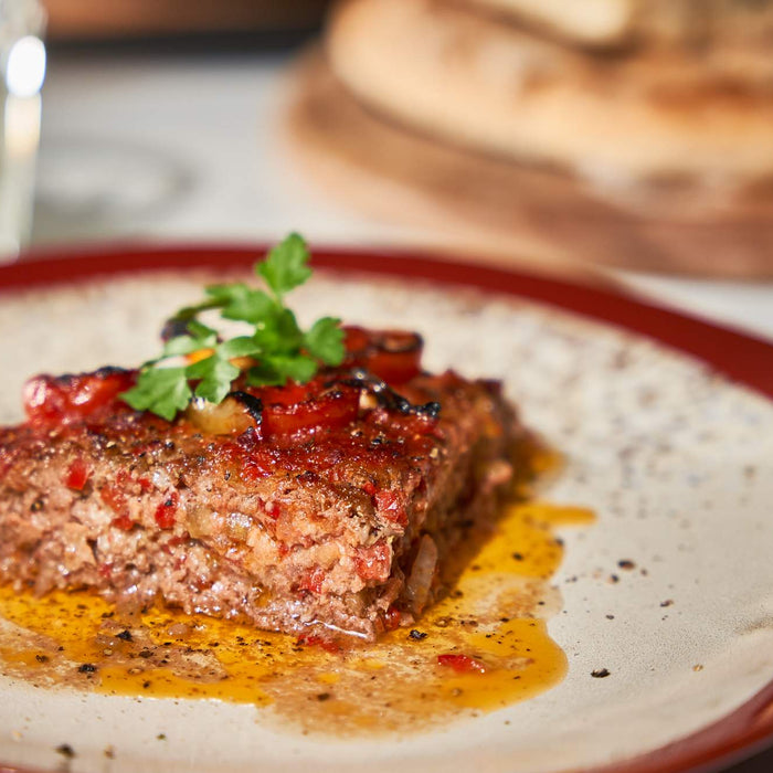 Skillet Kebab with Bell Peppers and Tomatoes