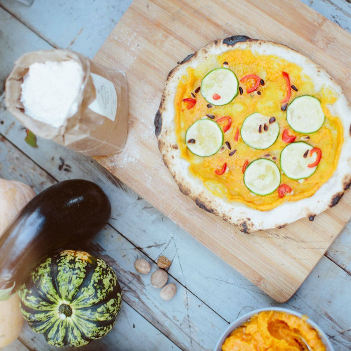 Pumpkin, Zucchini & Chilli Pizza