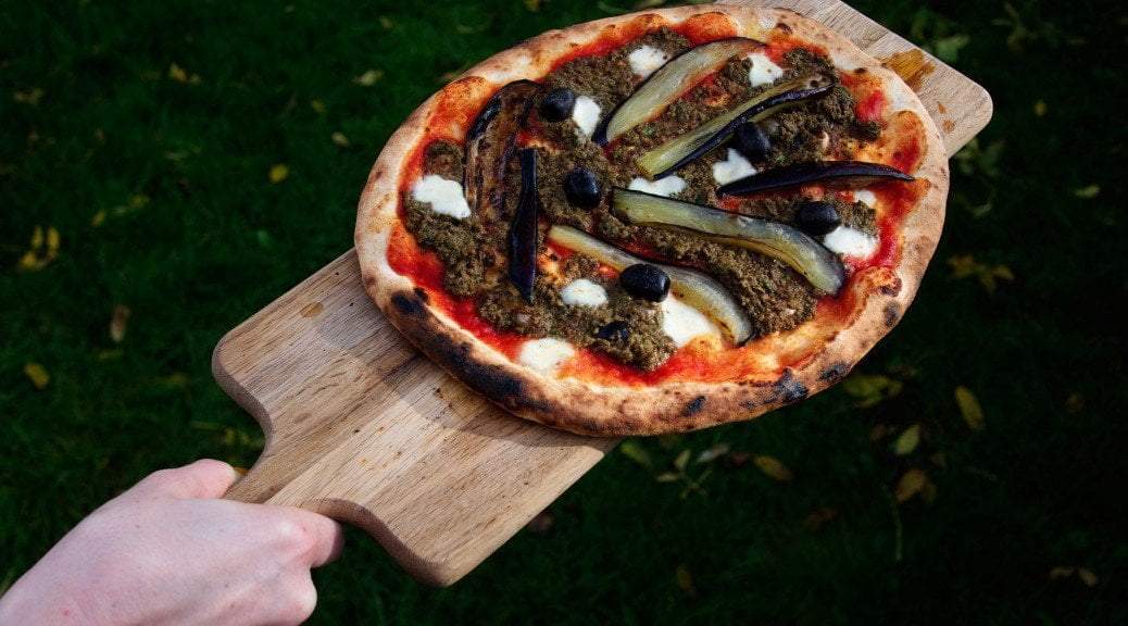 Tapenade, Aubergine and Black Olive Pizza — Ooni Canada
