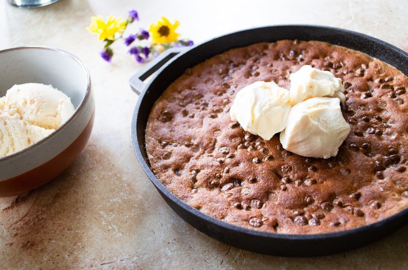 Easy Salted Chocolate Chip Skillet Cookie — Ooni Canada