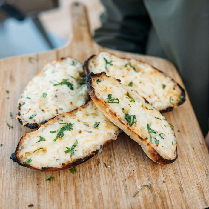 Leftover Pizza Dough? Make Bread/Cheesy Garlic Bread!