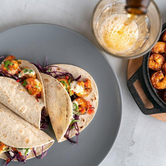 Cayenne-Spiced Shrimp Tacos