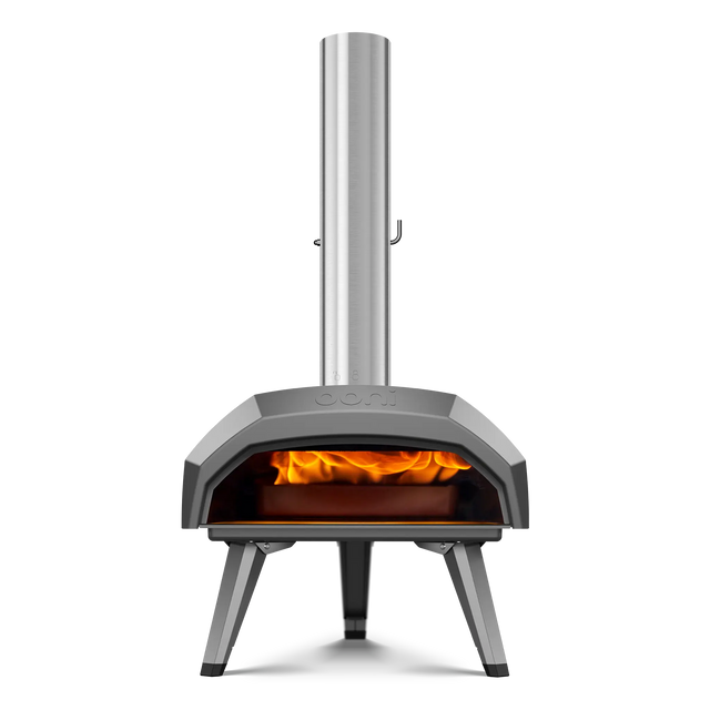 Front view of the Ooni Karu 12 Multi-fuel pizza oven