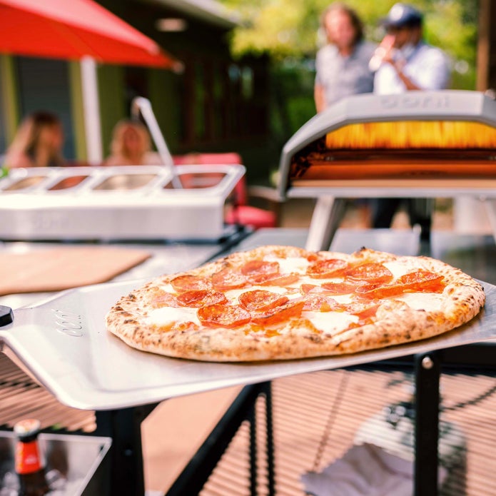 Ooni 12" Pizza Peel with Koda Pizza Oven | Click this image to open up the product gallery modal. The product gallery modal allows the images to be zoomed in on.