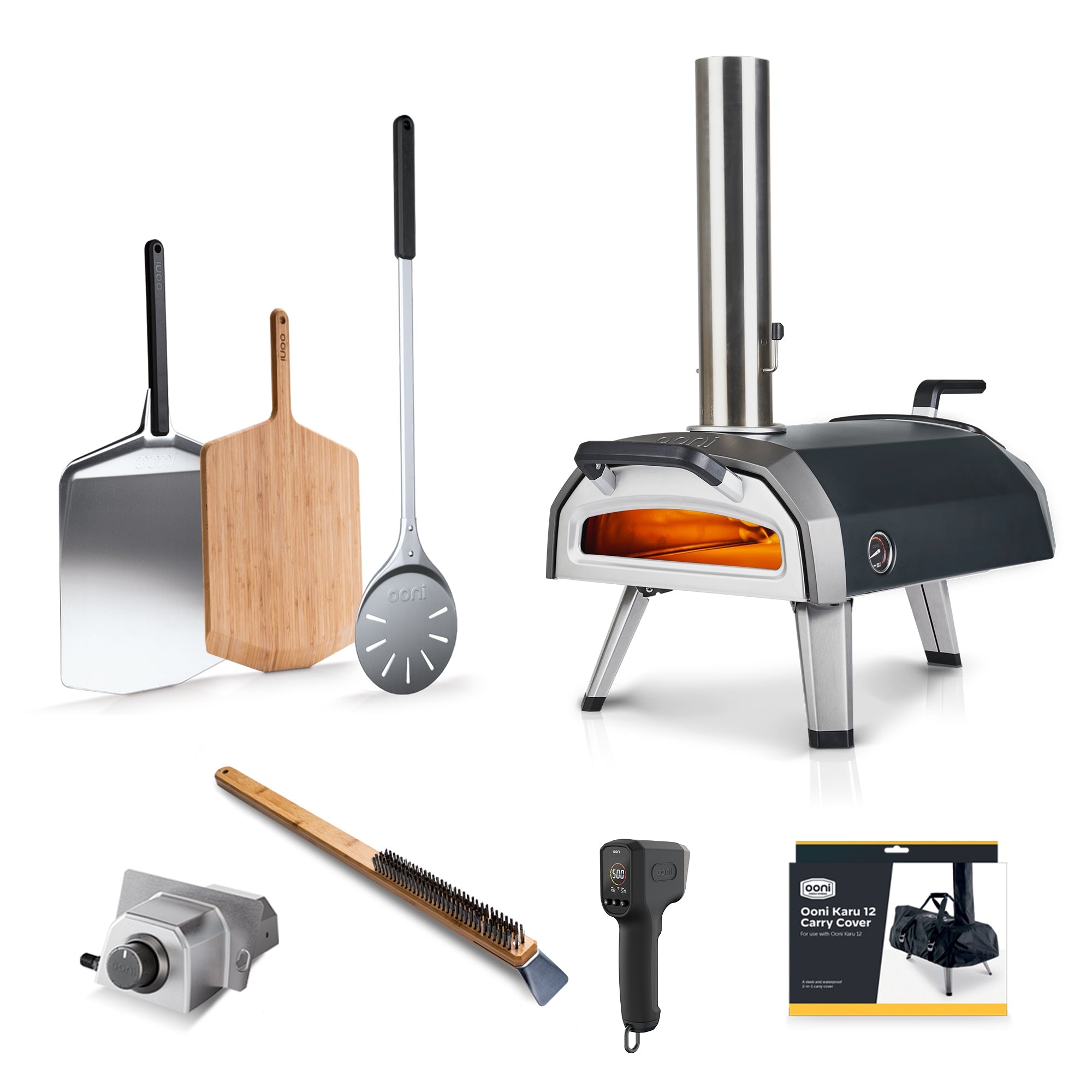 Collection d'essentiels pour four Ooni Karu 2
