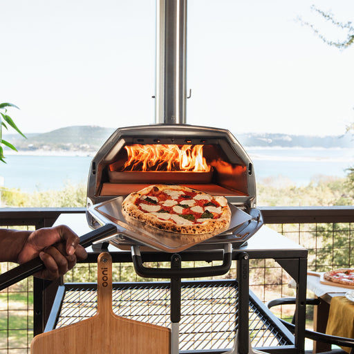 Ooni Pelle Ronde pour Tourner Les Pizzas – Pelle à Pizza à Long Manche –  Pelle à Pizza Aluminium – Accessoires pour Four à Pizza – Accessoires :  : Cuisine et Maison