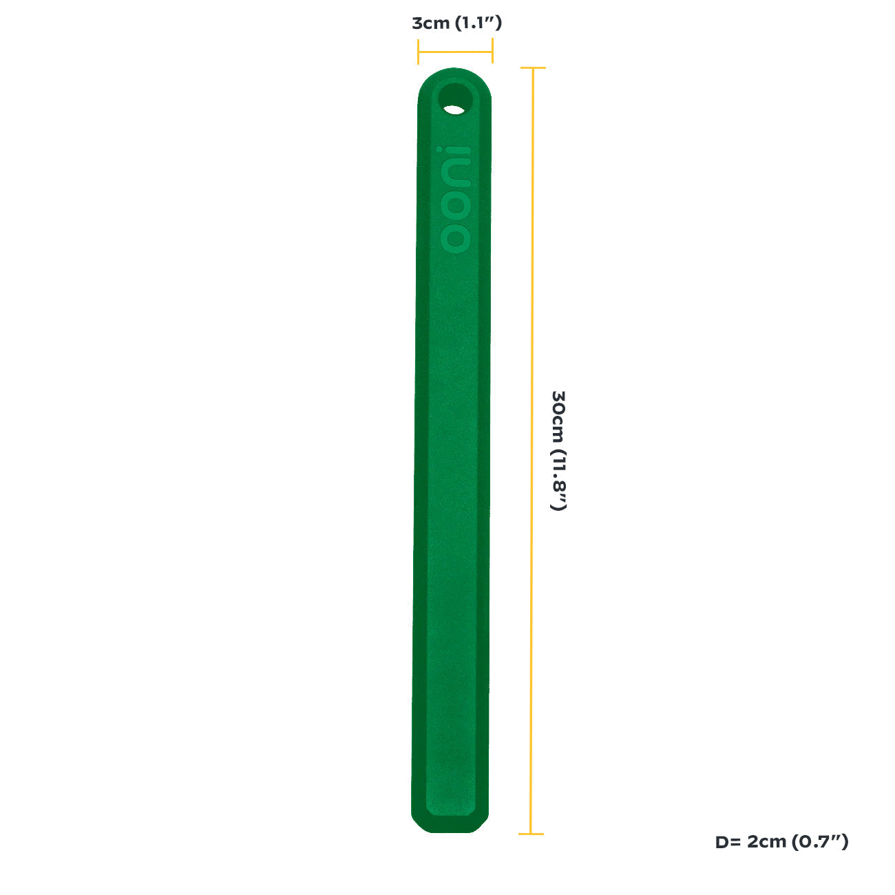 Green Pizza Peel Handle - Ooni Canada