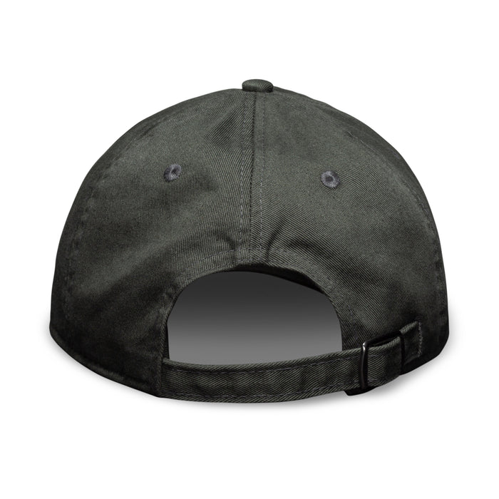 Back of Ooni Badge Gray Low Profile Hat | Click this image to open up the product gallery modal. The product gallery modal allows the images to be zoomed in on.