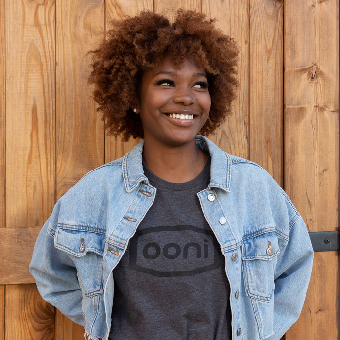 Ooni Logo Tee Adult Dark Grey  | Click this image to open up the product gallery modal. The product gallery modal allows the images to be zoomed in on.