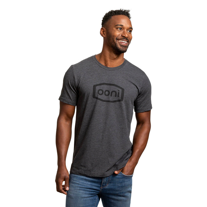 Ooni Logo T-shirt – Adult (Dark Gray) | Click this image to open up the product gallery modal. The product gallery modal allows the images to be zoomed in on.